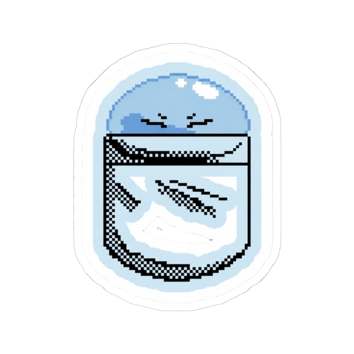 Rimuru Pocket 8-bit Sticker | That Time I Got Reincarnated as a Slime - alternate angle 1, merchandise