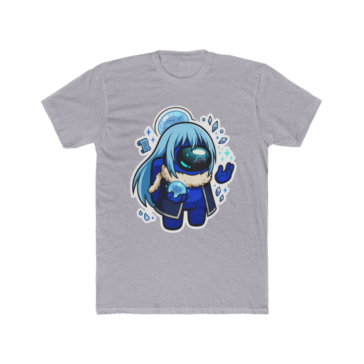 Among Us Crewmate as Rimuru Tempest T Shirt | That Time I Got Reincarnated as a Slime - alternate angle 3, merchandise
